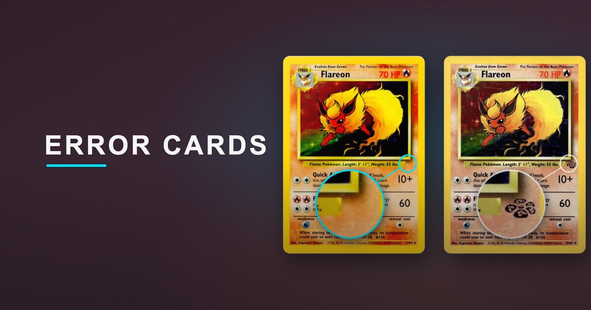 Pokémon Error Cards: How to Spot Real Misprints and Fakes