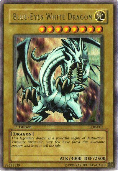 Legend of Blue Eyes White Dragon 1st Edition PSA 10 - Valued at $25,000 to $35,000